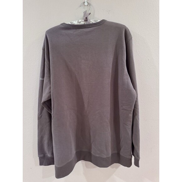 Columbia Men’s Logo Fleece Crew Sweatshirt XL Spellout - Picture 6 of 7